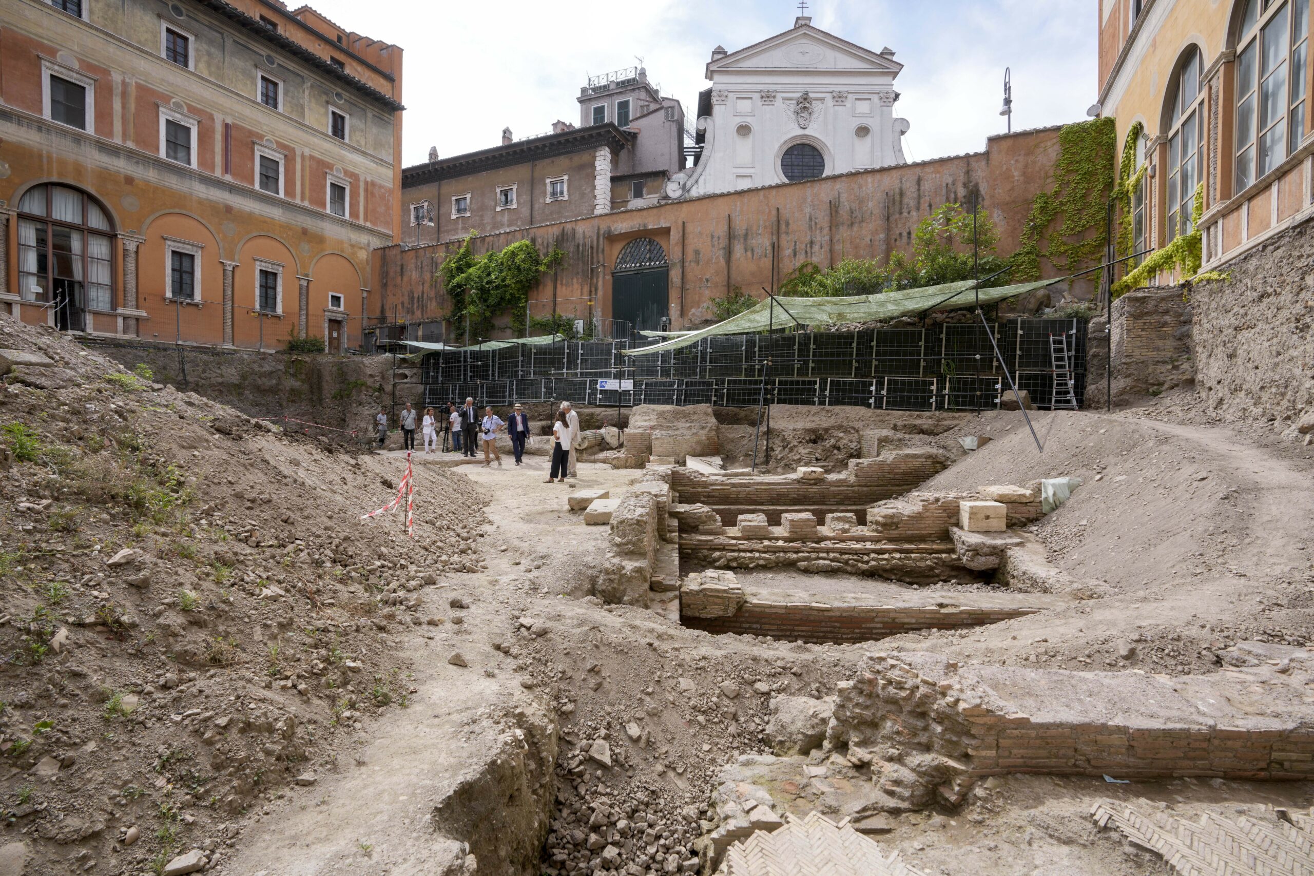 Emperor Nero’s theater unearthed steps from the Vatican