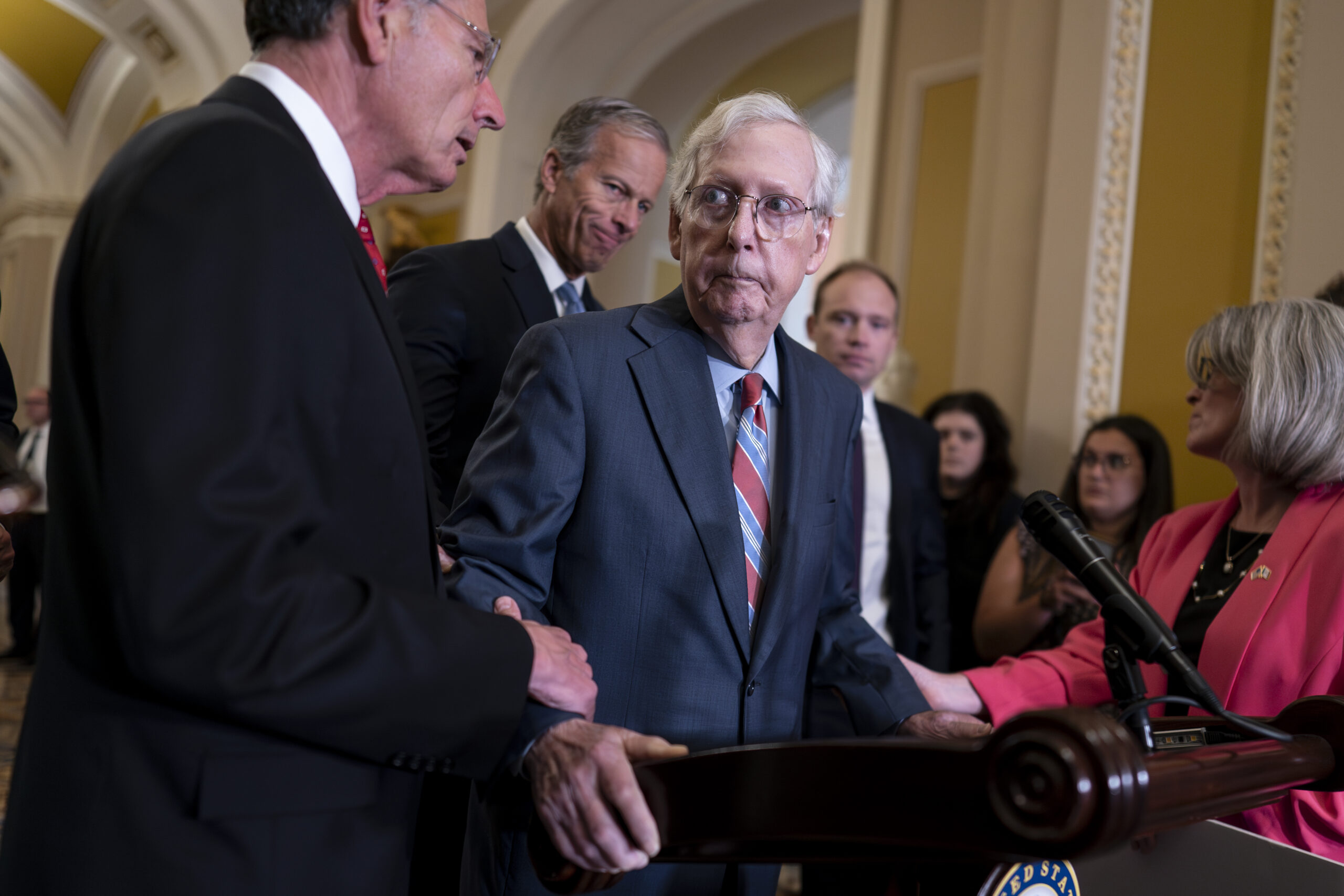 House Democrat calls for term limits after McConnell freeze-up