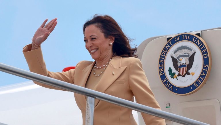 Vice President Kamala Harris will travel to Kenosha County, Wisconsin Thursday while President Joe Biden vacations in Delaware.