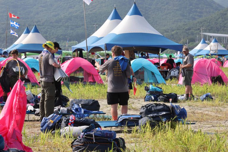Tens of thousands of scouts evacuated from world jamboree ahead of storm