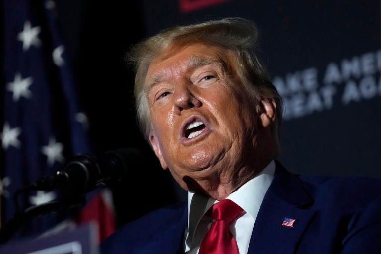 Republican presidential candidates gather outside Trump’s shadow in Georgia