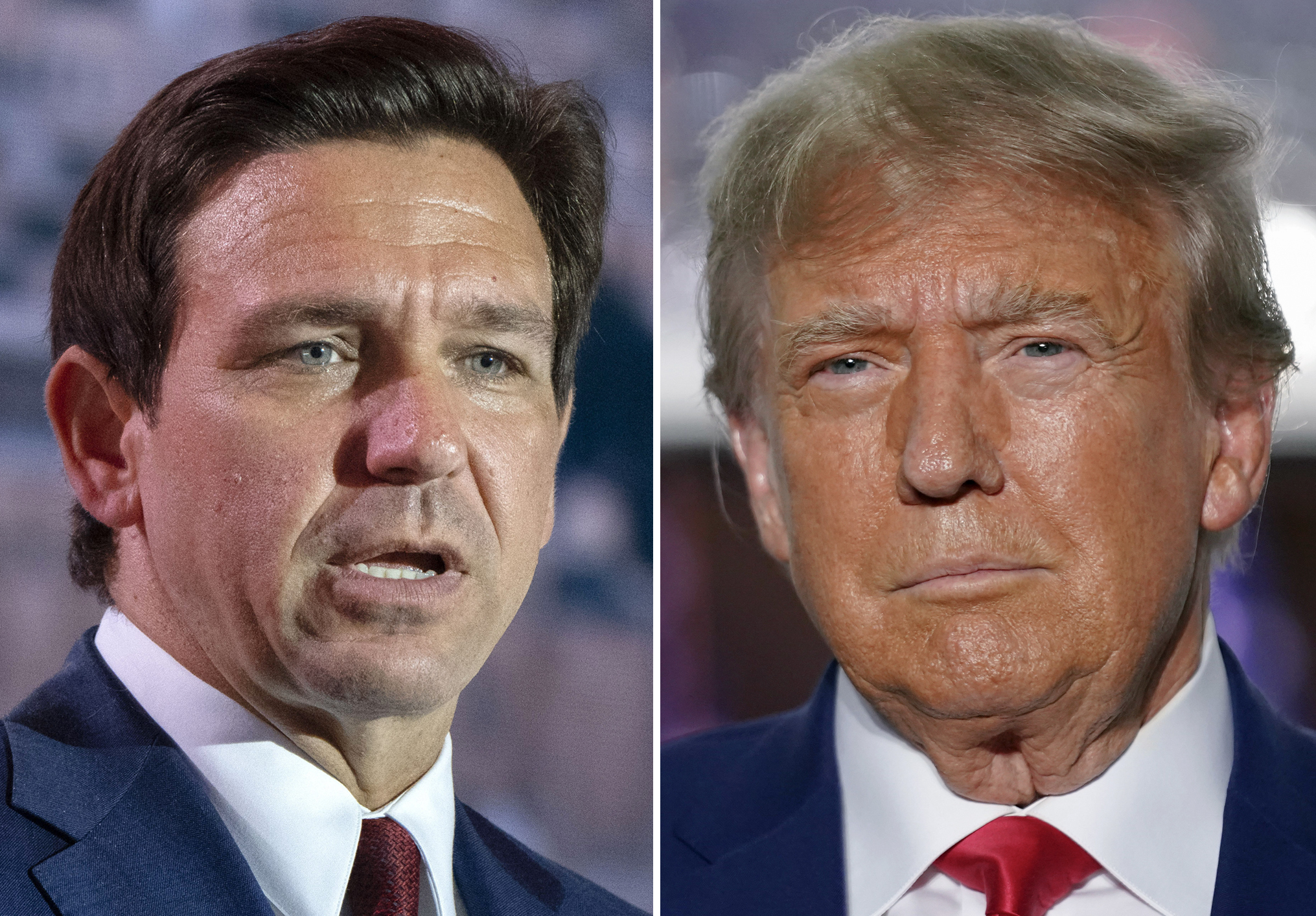 Election 2024 Trump DeSantis PAC
