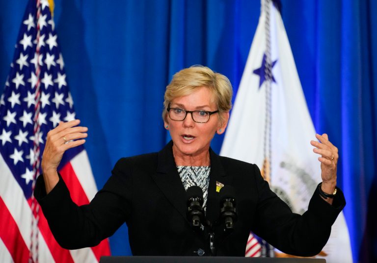 Energy Secretary Jennifer Granholm, Tuesday, Aug. 15, 2023, in Seattle