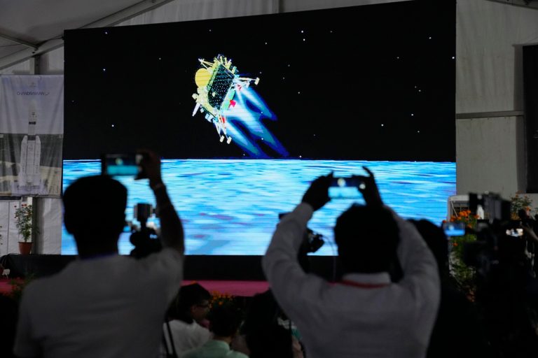 India becomes first country to land on the moon’s south pole