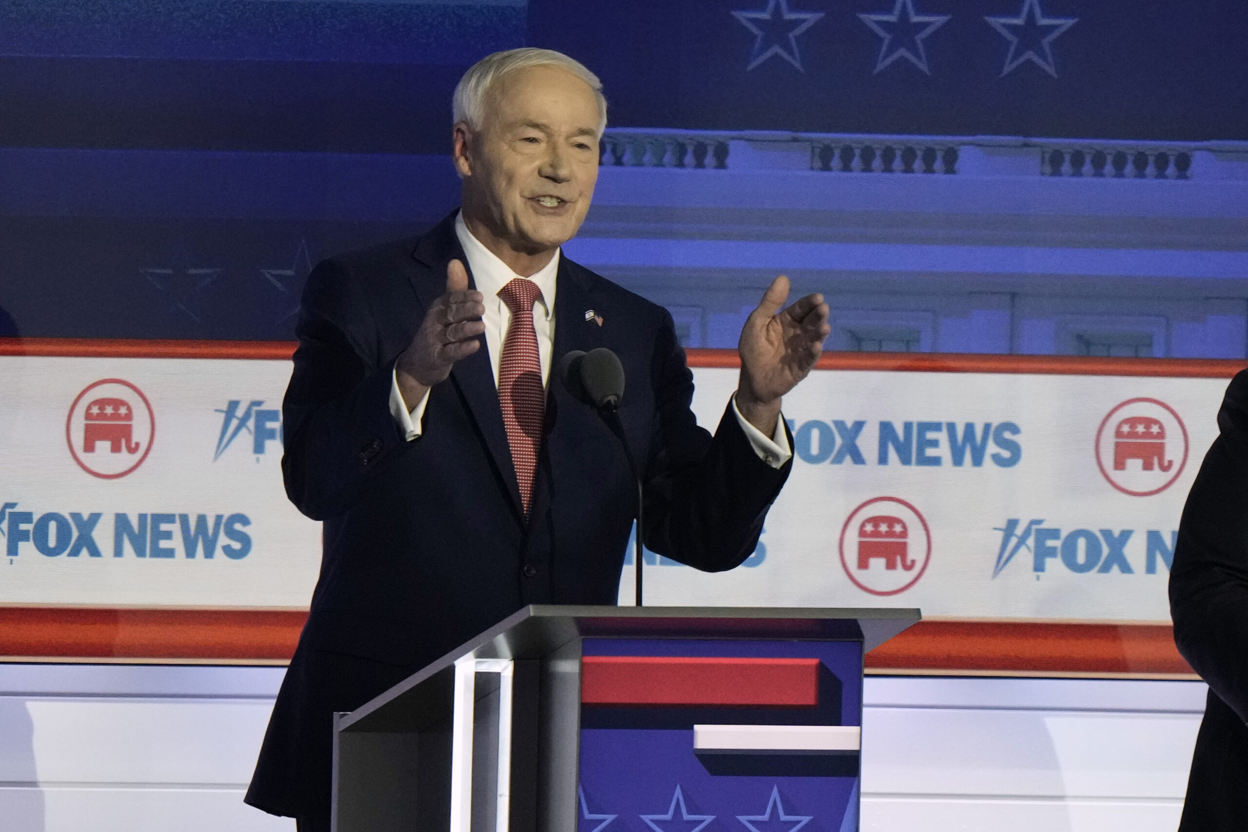 Asa Hutchinson bashes Ramaswamy for comments comparing Ayanna Pressley to KKK