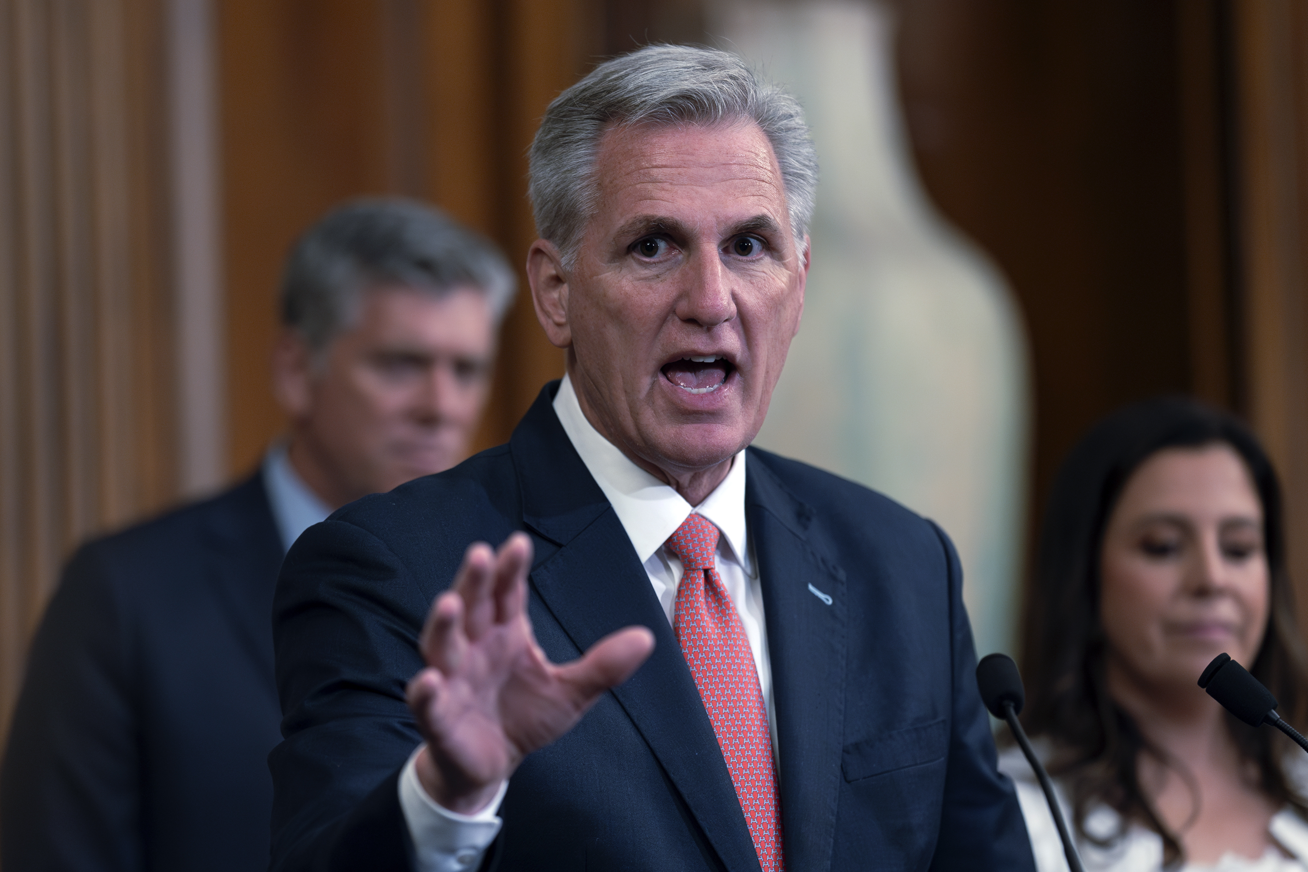 McCarthy defends short-term spending stance, hits Senate GOP for wanting to spend more