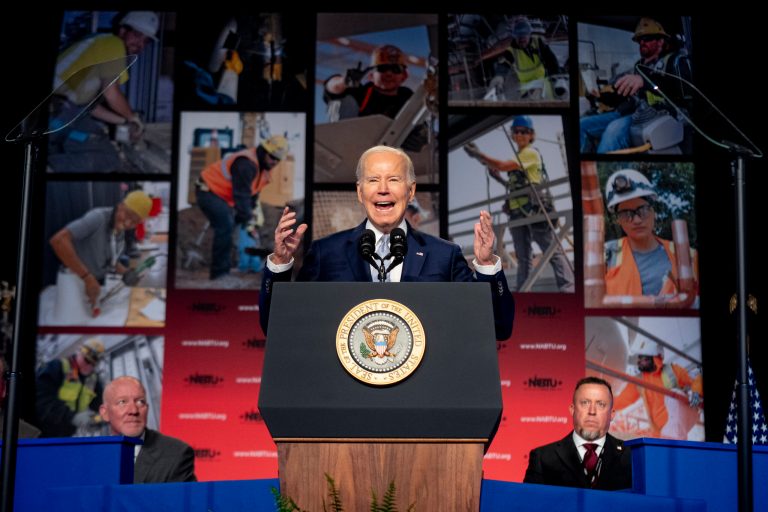 Biden makes appeal to unions as possible UAW strike looms over 2024 reelection bid