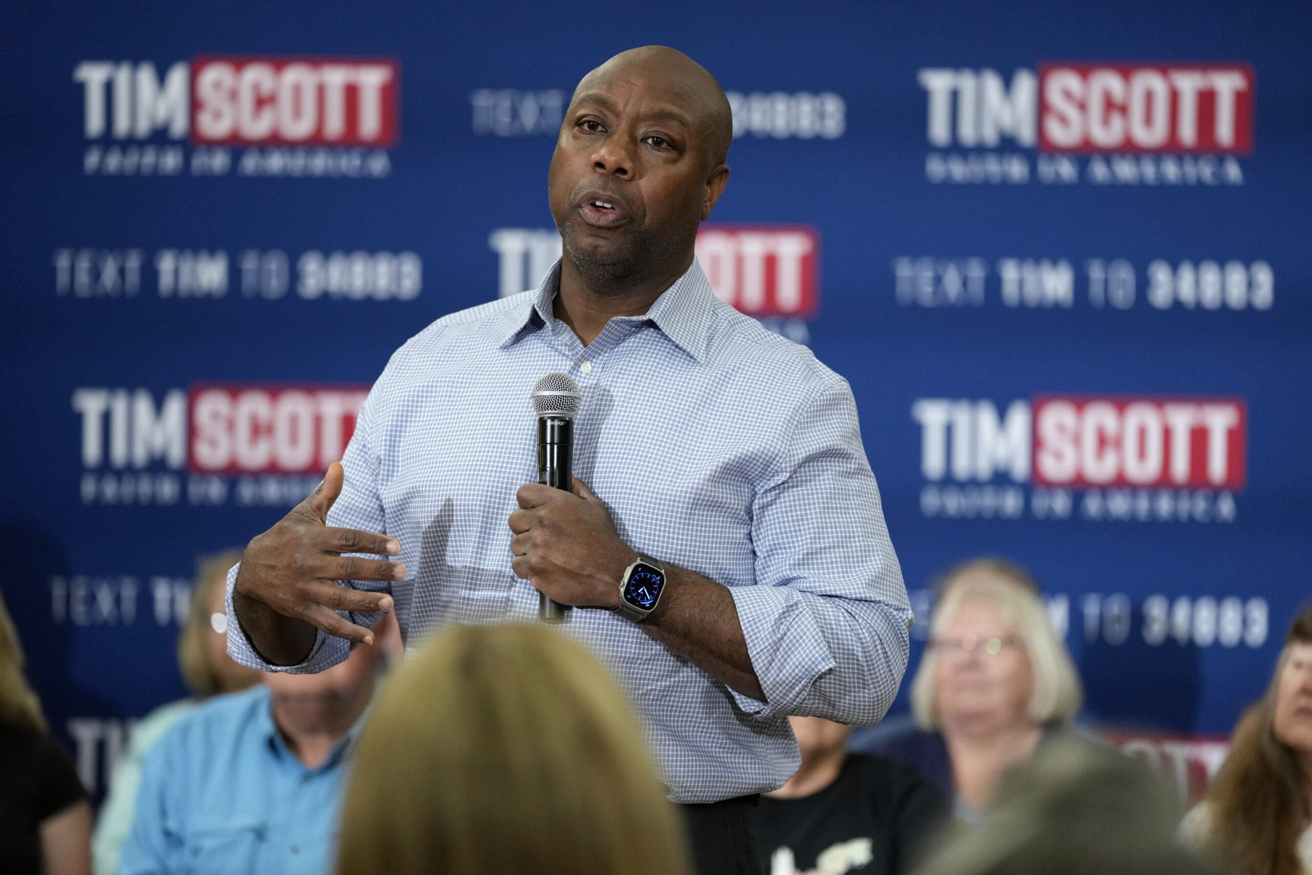 Tim Scott emphasizes social issues in Iowa ad spending spree