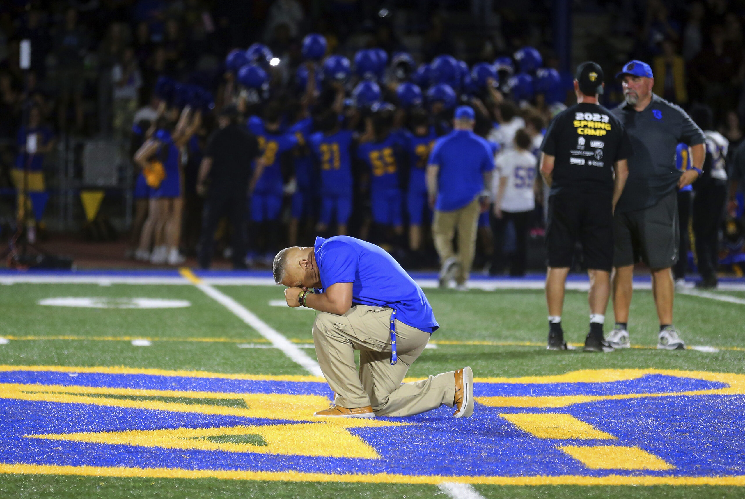 Praying Football Coach
