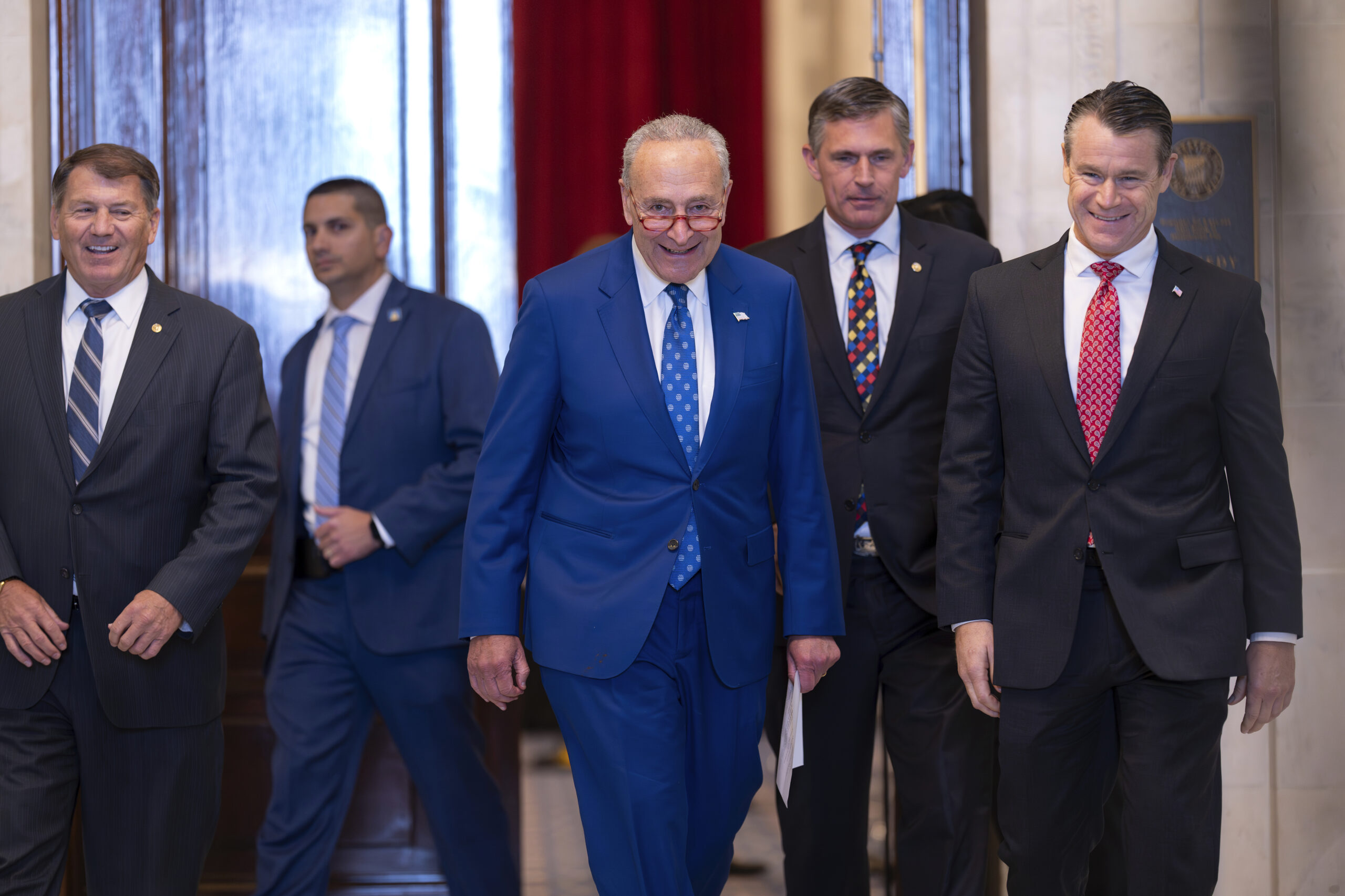 Chuck Schumer, Mike Rounds, Martin Heinrich, Todd Young