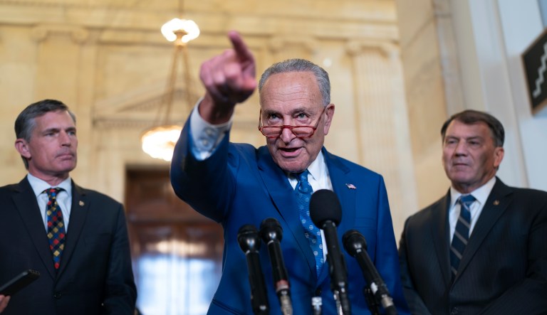 Schumer lashes out at ‘MAGA’ Republicans holding up minibus: ‘Trying to mimic the Freedom Caucus’