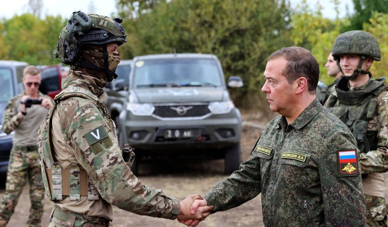 Once Russia’s president, Dmitry Medvedev is now relegated to social media tirades