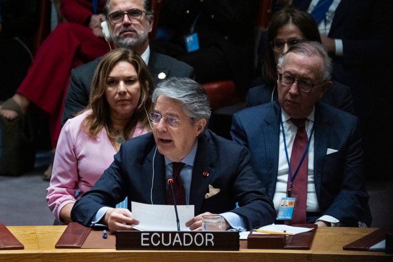 President of Ecuador Guillermo Lasso.