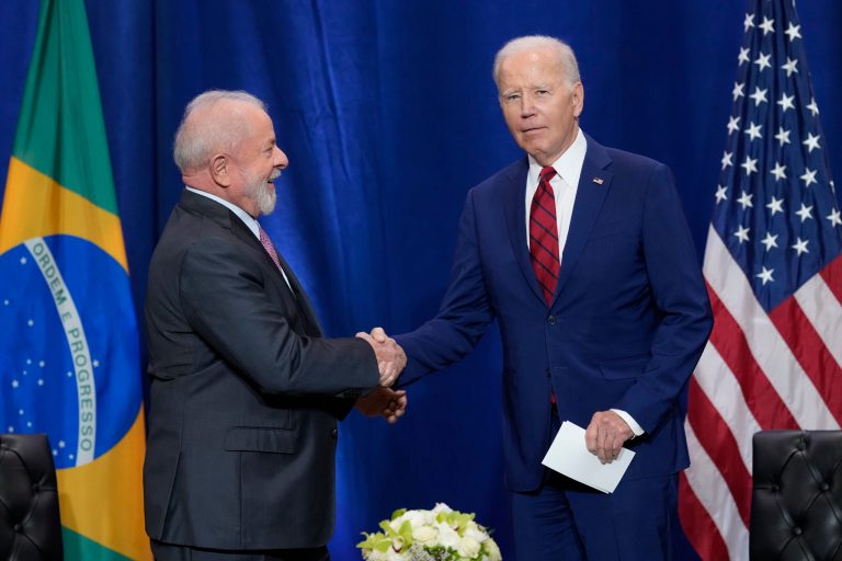 Biden’s Brazil blunder: Joe runs into flag and appears to snub leader at UN