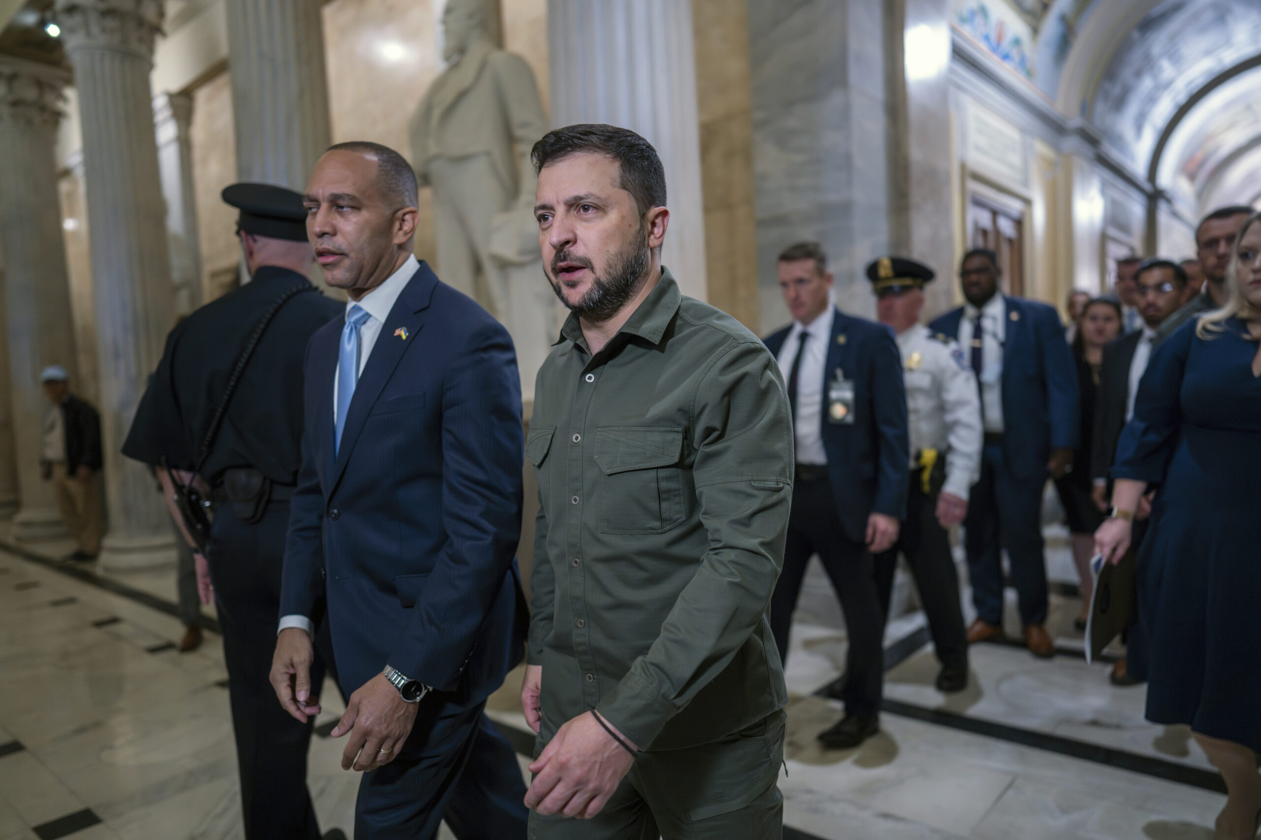 Volodymyr Zelenskyy, Hakeem Jeffries
