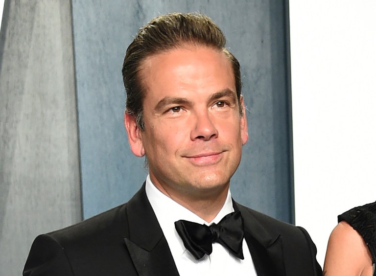 Lachlan Murdoch appears at the Vanity Fair Oscar Party in Beverly Hills, California, on Feb. 9, 2020.