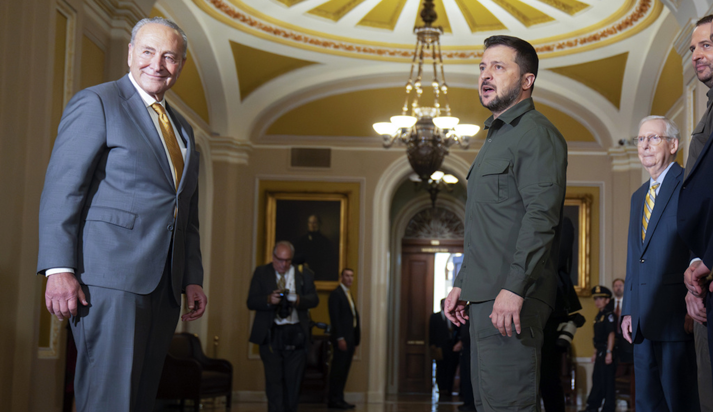 Zelensky returns to Capitol Hill in plea for continued assistance amid funding fight