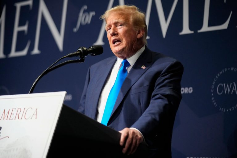 Trump admires custom gun and hints he wants to buy it at South Carolina firearm store