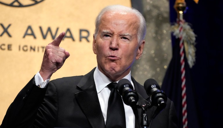 President Joe Biden speaks at the Congressional Black Caucus' 2023 Phoenix Awards Dinner, Saturday, Sept. 23, 2023, in Washington.