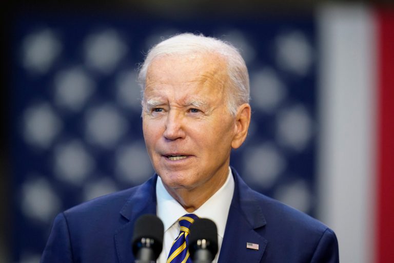 President Joe Biden speaks at an event in Largo, Maryland, Sept. 14, 2023.