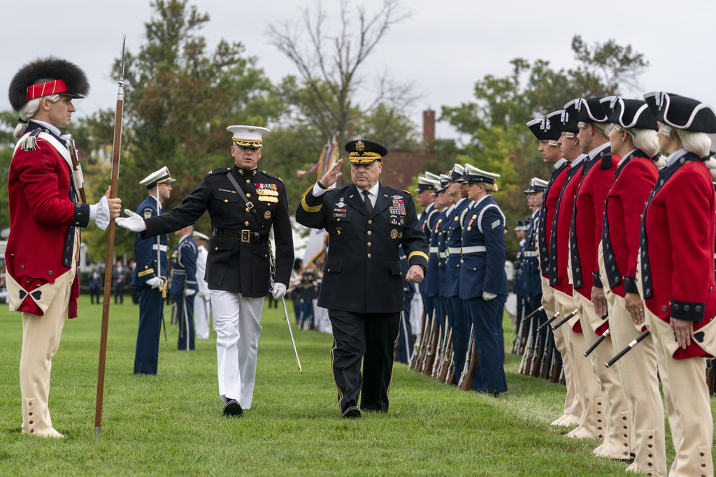 Mark Milley says military’s oath isn’t to ‘wannabe dictator’ in retirement speech