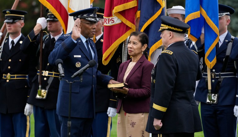 Milley honored as Charles Q. Brown takes over as next chairman of Joint Chiefs of Staff
