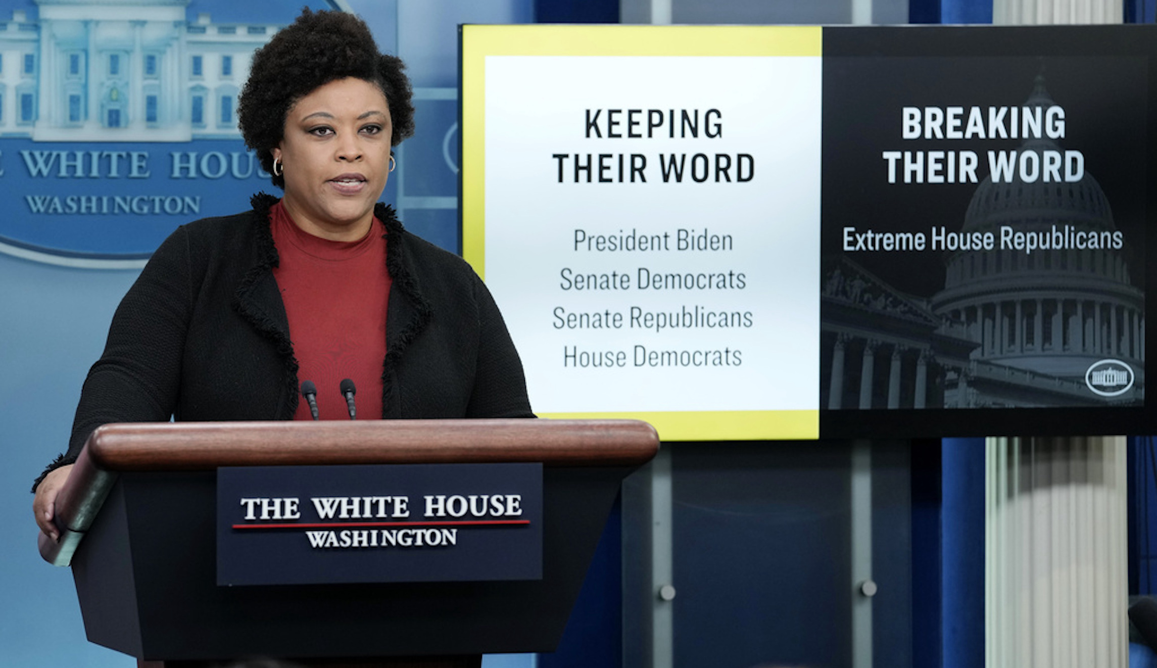 Biden’s budget director Shalanda Young refuses to give McCarthy credit for spending deal