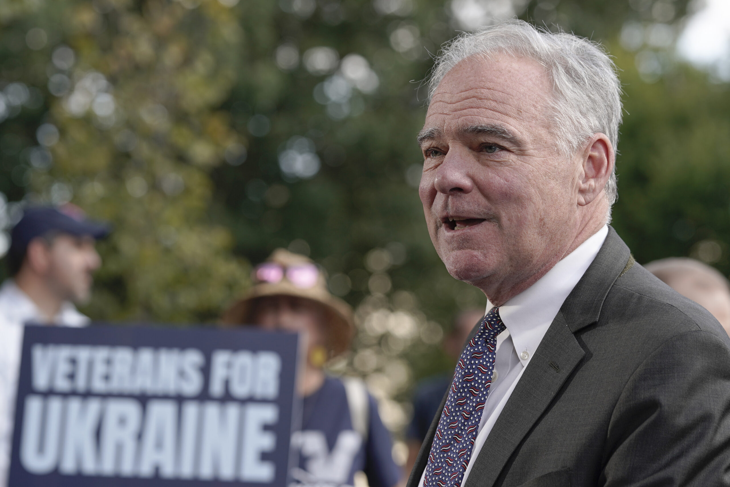 Tim Kaine plans to run on Biden’s accomplishments despite president sinking in the polls