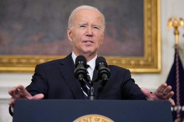 President Joe Biden released a lengthy statement Monday evening about the 