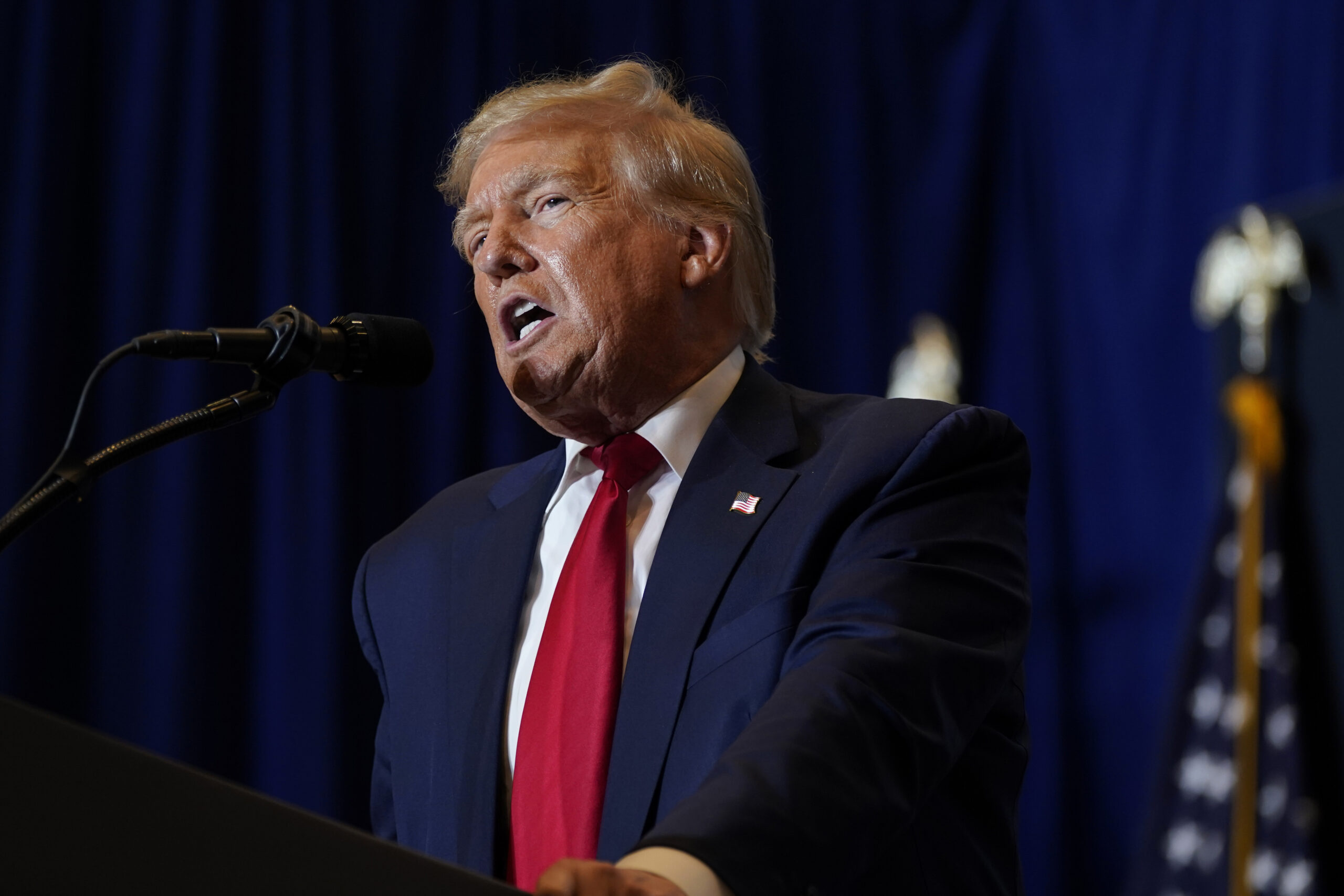 Trump accuses Biden of betraying Israel during New Hampshire stop