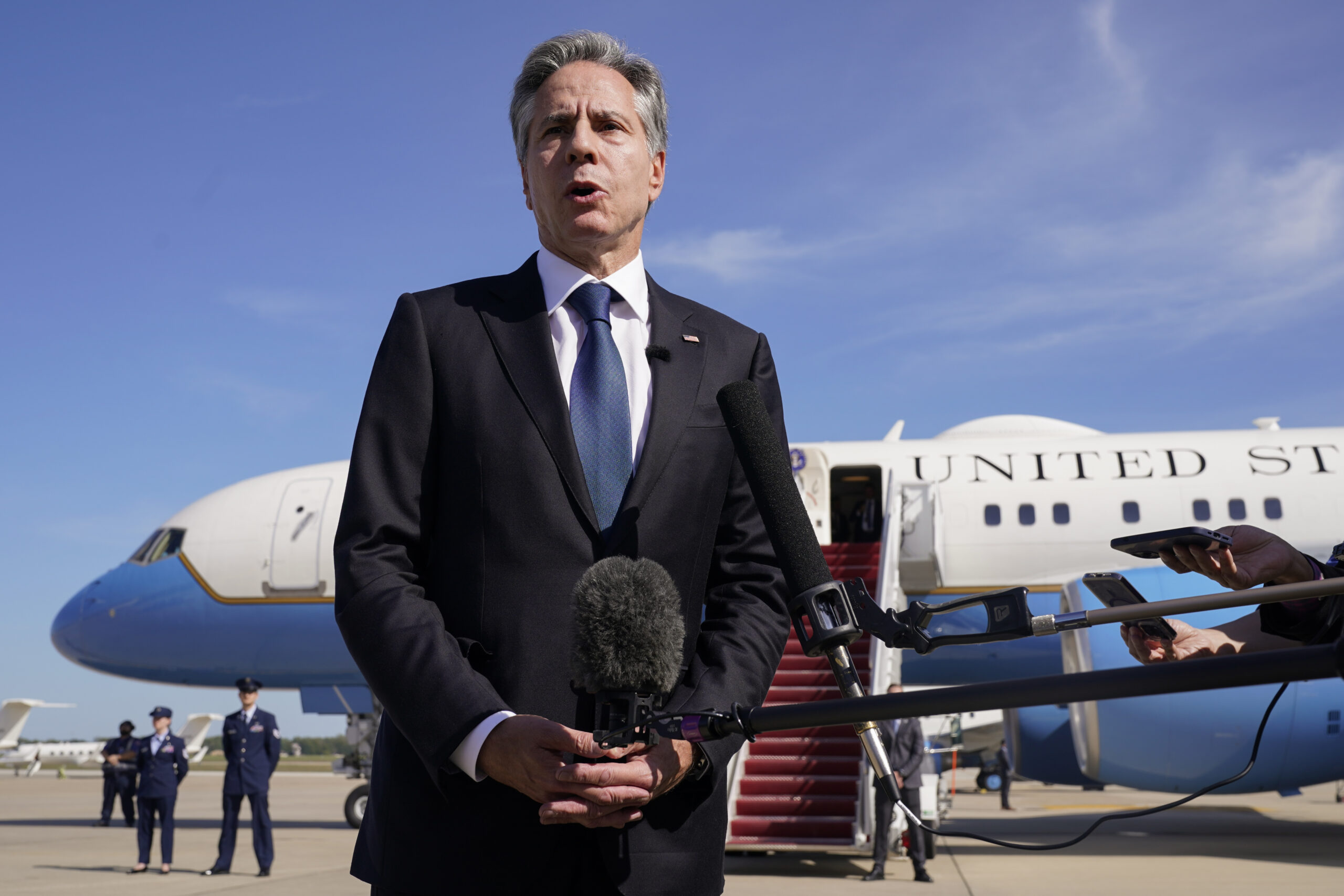 WATCH LIVE: Antony Blinken to hold news briefing after meeting with Netanyahu