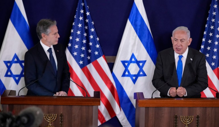 Israel war: Blinken promises US will back Israel as Netanyahu vows to destroy Hamas