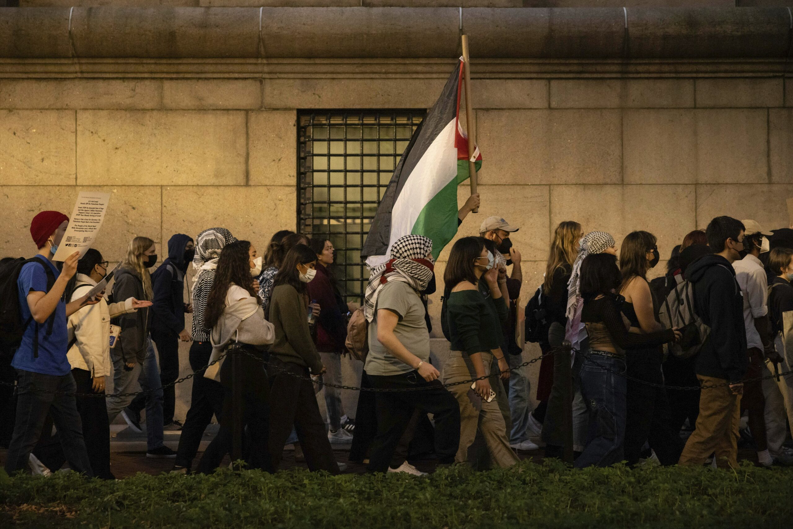 Israel war: Pro-Palestinian protesters in Times Square call for ‘intifada until victory’