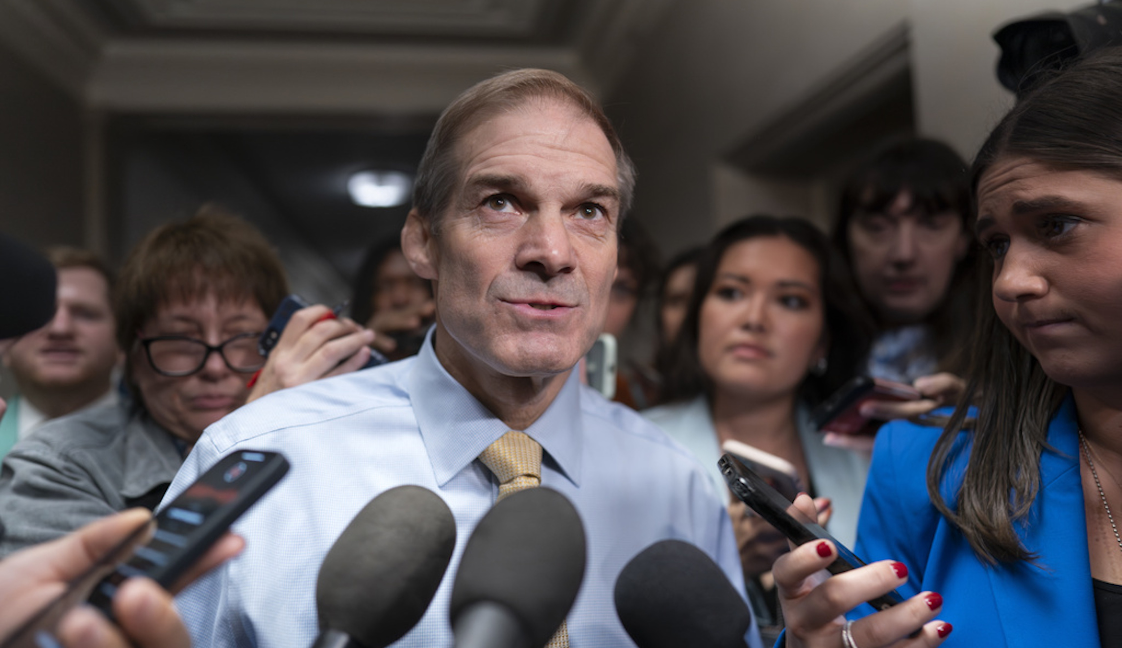 House Democrats target vulnerable Republicans to vote against Jim Jordan speakership