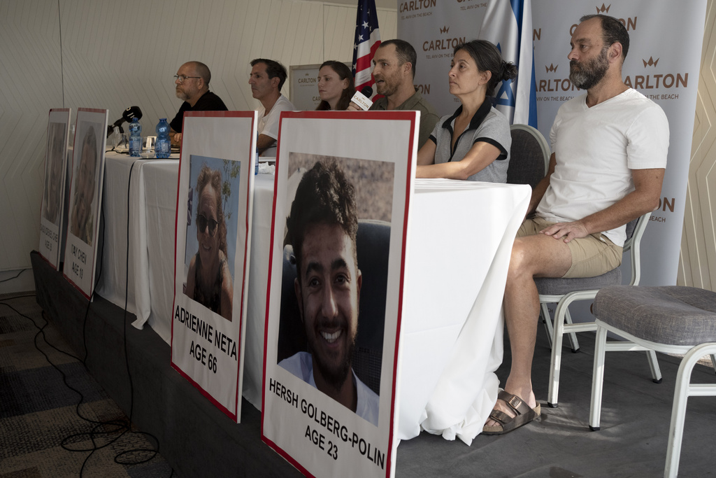 Families of US hostages in Gaza speak out: ‘We are united in hope’