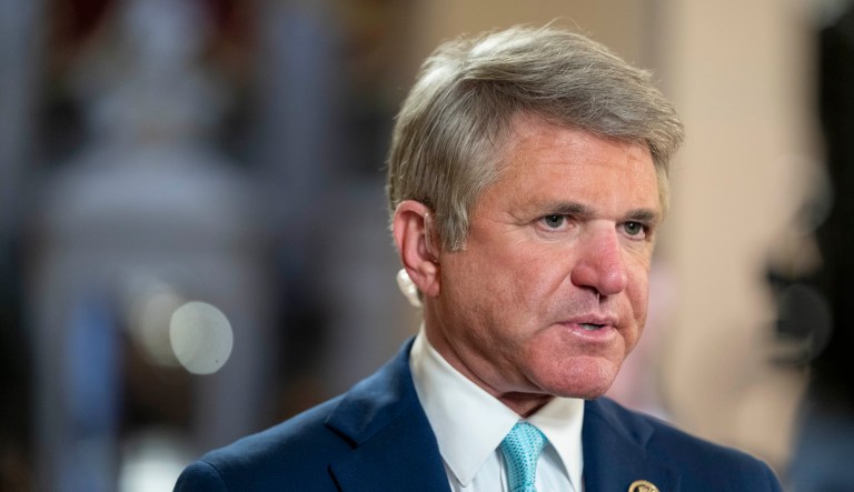Chairman of the House Foreign Affairs Committee Rep. Michael McCaul (R-TX) at the Capitol in Washington on Thursday, Oct. 19, 2023. 