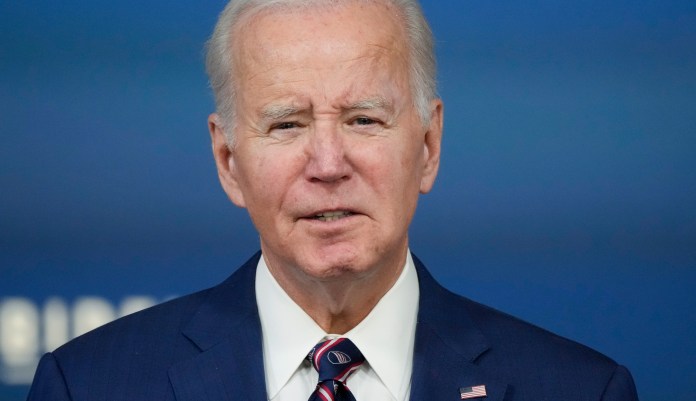 President Joe Biden speaks during an event on the economy from the South Court Auditorium of the Eisenhower Executive Office Building on the White House complex, Monday, Oct. 23, 2023. 