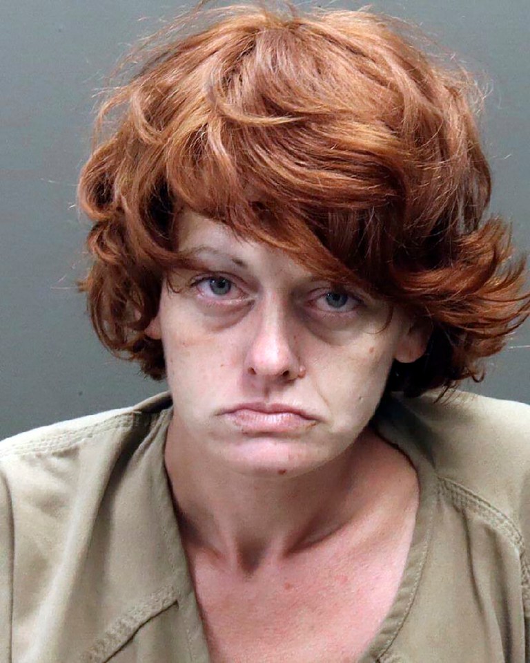 This photo provided by the Franklin County, Ohio, Sheriff's Office shows Rebecca Auborn of Columbus, Ohio. Auborn has been indicted on charges of fatally drugging men and robbing them, the Ohio Attorney General said Wednesday, Oct. 25, 2023.