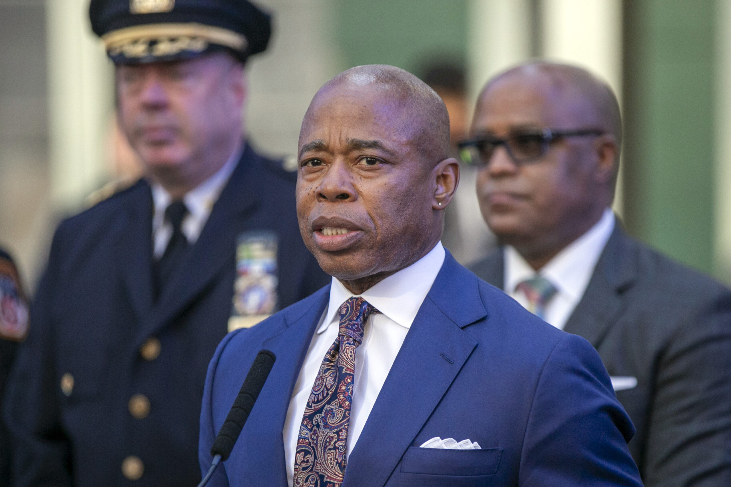 Eric Adams returns to Big Apple from fruitless trip to DC: ‘Help is not on the way’