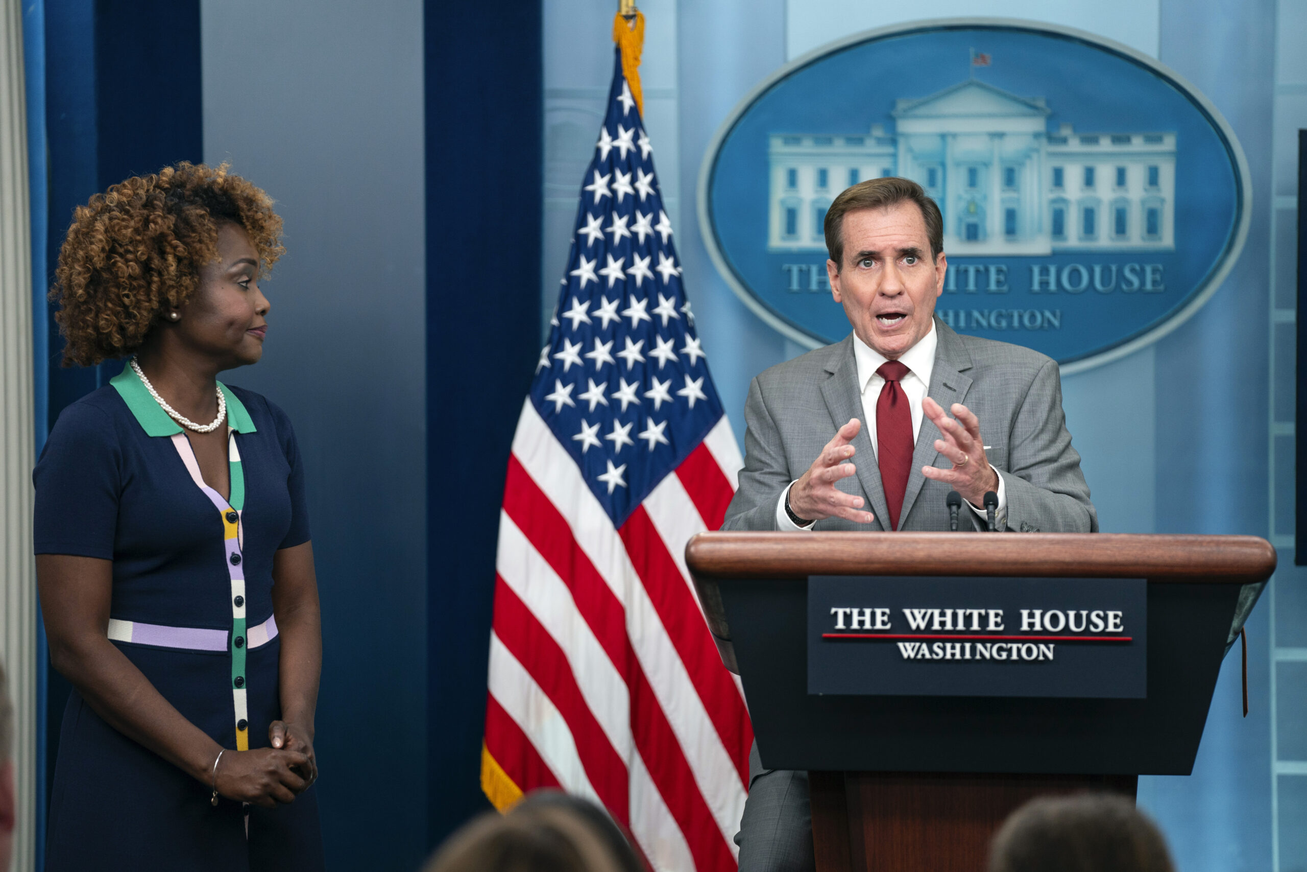 WATCH LIVE: White House holds briefing with Karine Jean-Pierre and John Kirby