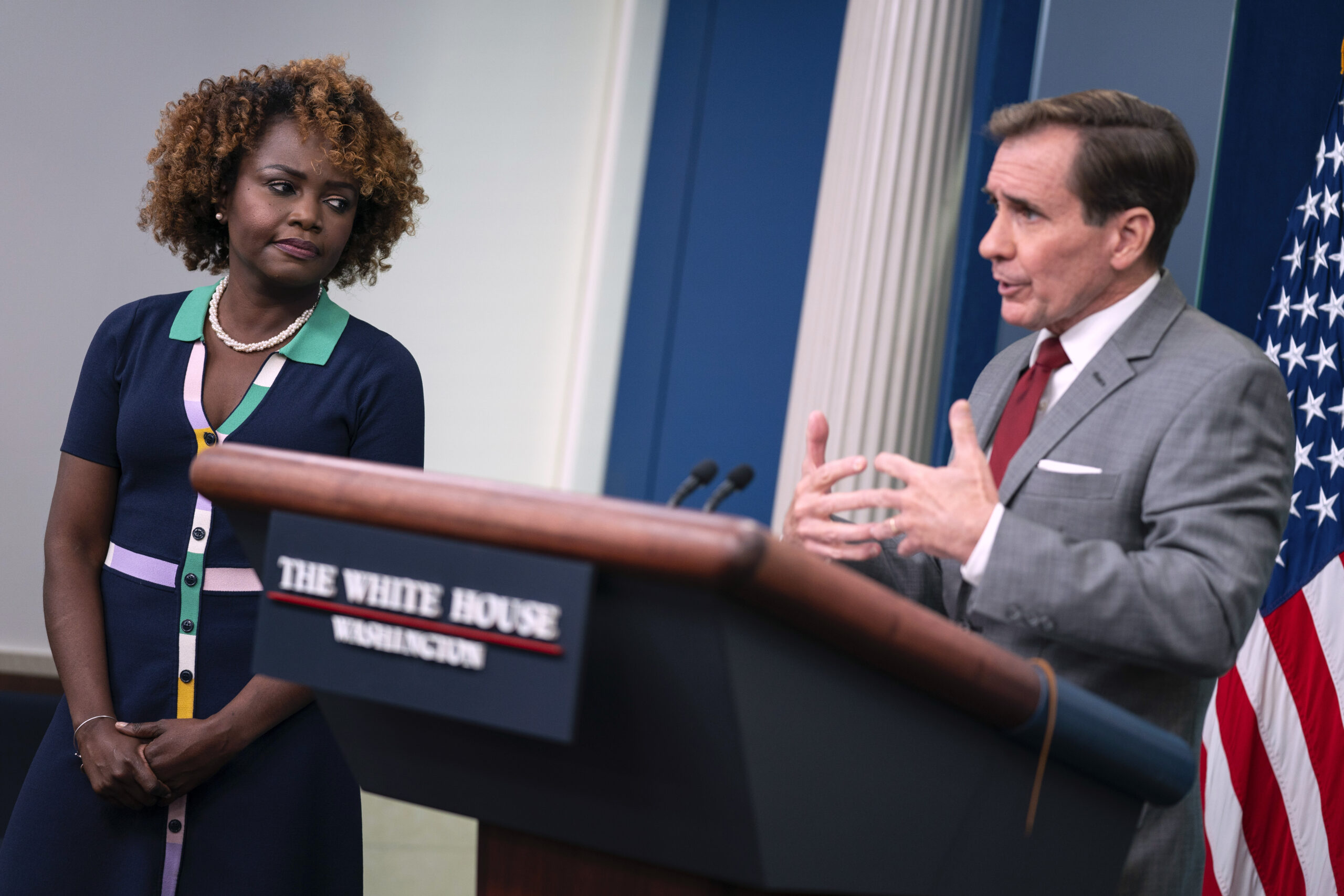 Karine Jean-Pierre, John Kirby