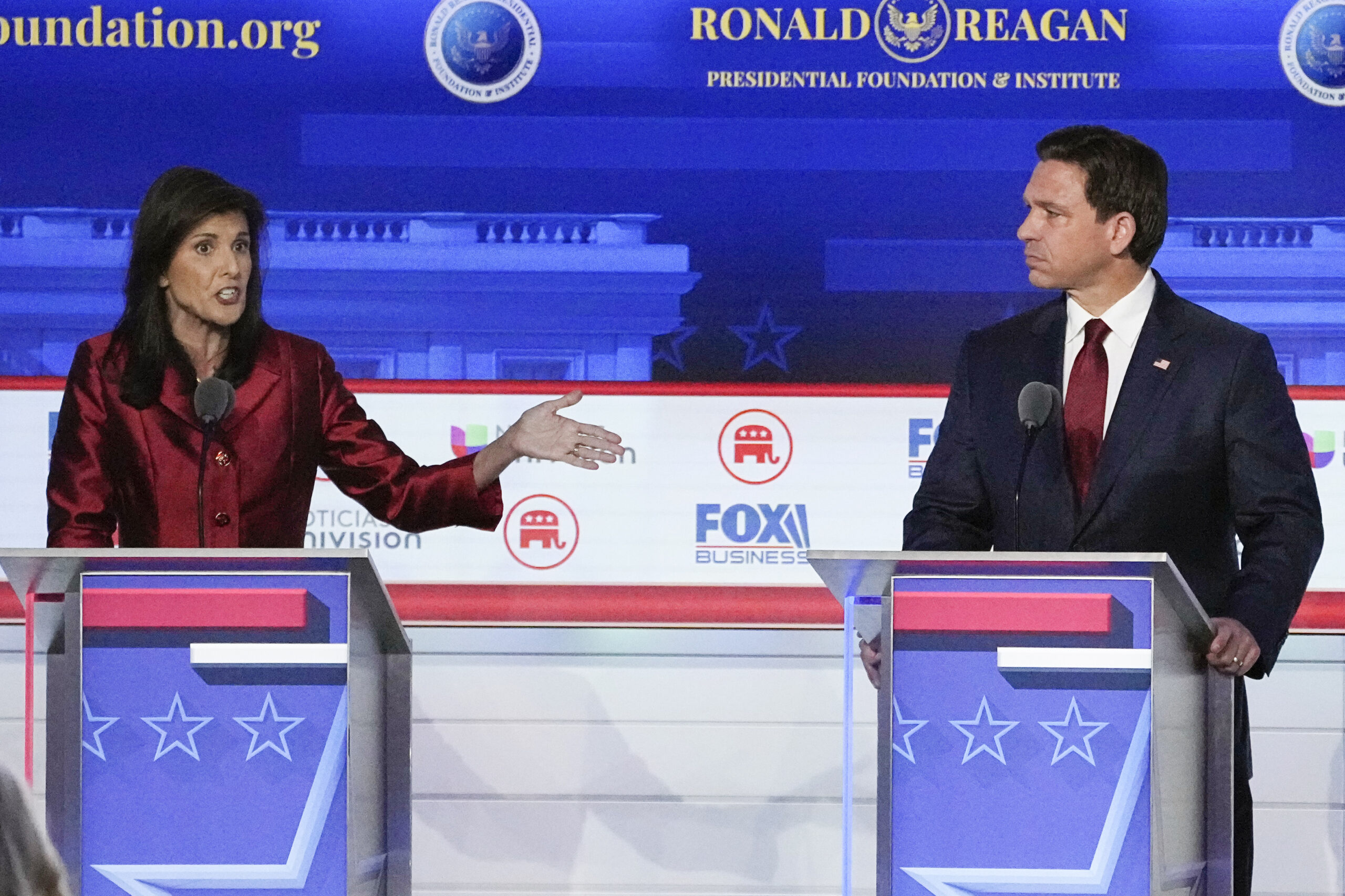 Nikki Haley, Ron DeSantis