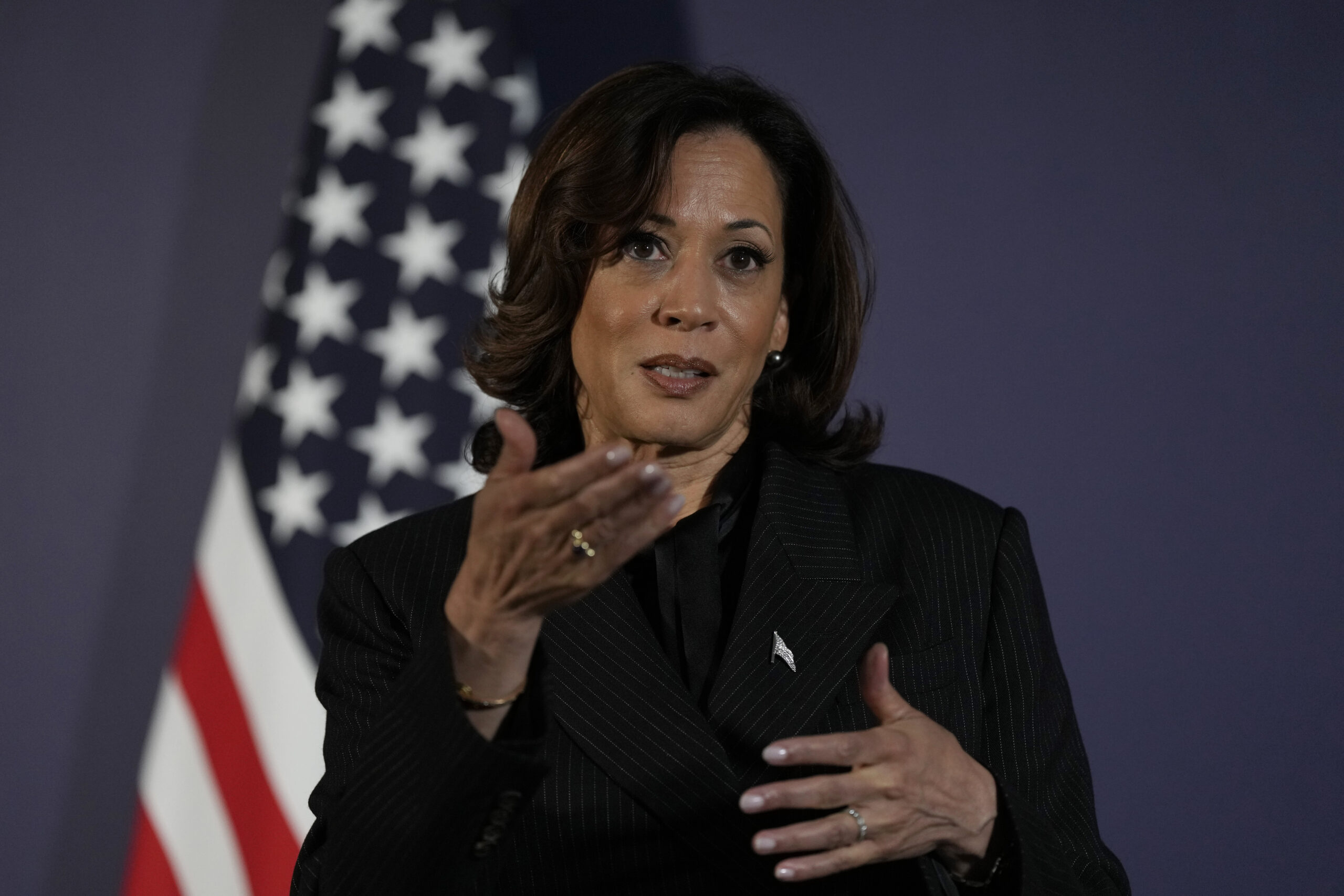 Kamala Harris jokes she’s ‘got the vocabulary’ during speech on Apprenticeship Week