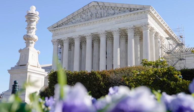 The U.S. Supreme Court is seen on Nov. 3, 2023, in Washington. The Supreme Court is adopting its first code of ethics in the face of sustained criticism over undisclosed trips and gifts from wealthy benefactors to some justices. The policy was issued by the court on Monday.