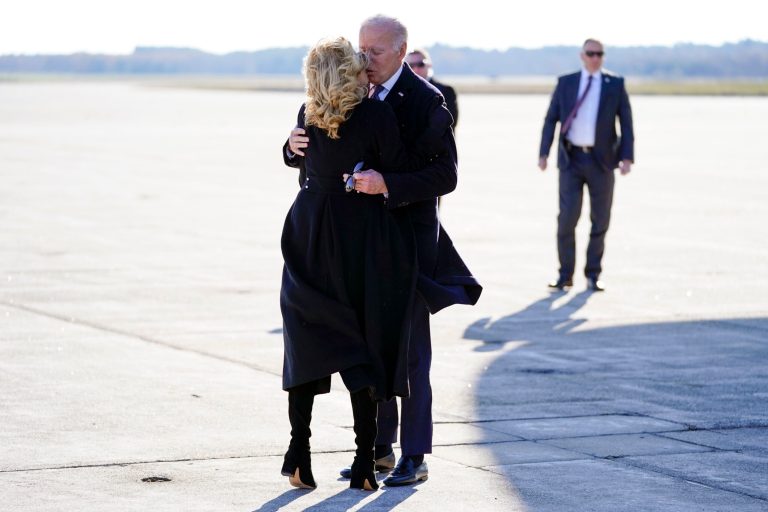 President Joe Biden traveled to Lewiston, Maine, on Friday to grieve with the townspeople just one week after a gunman killed nearly 20 people.