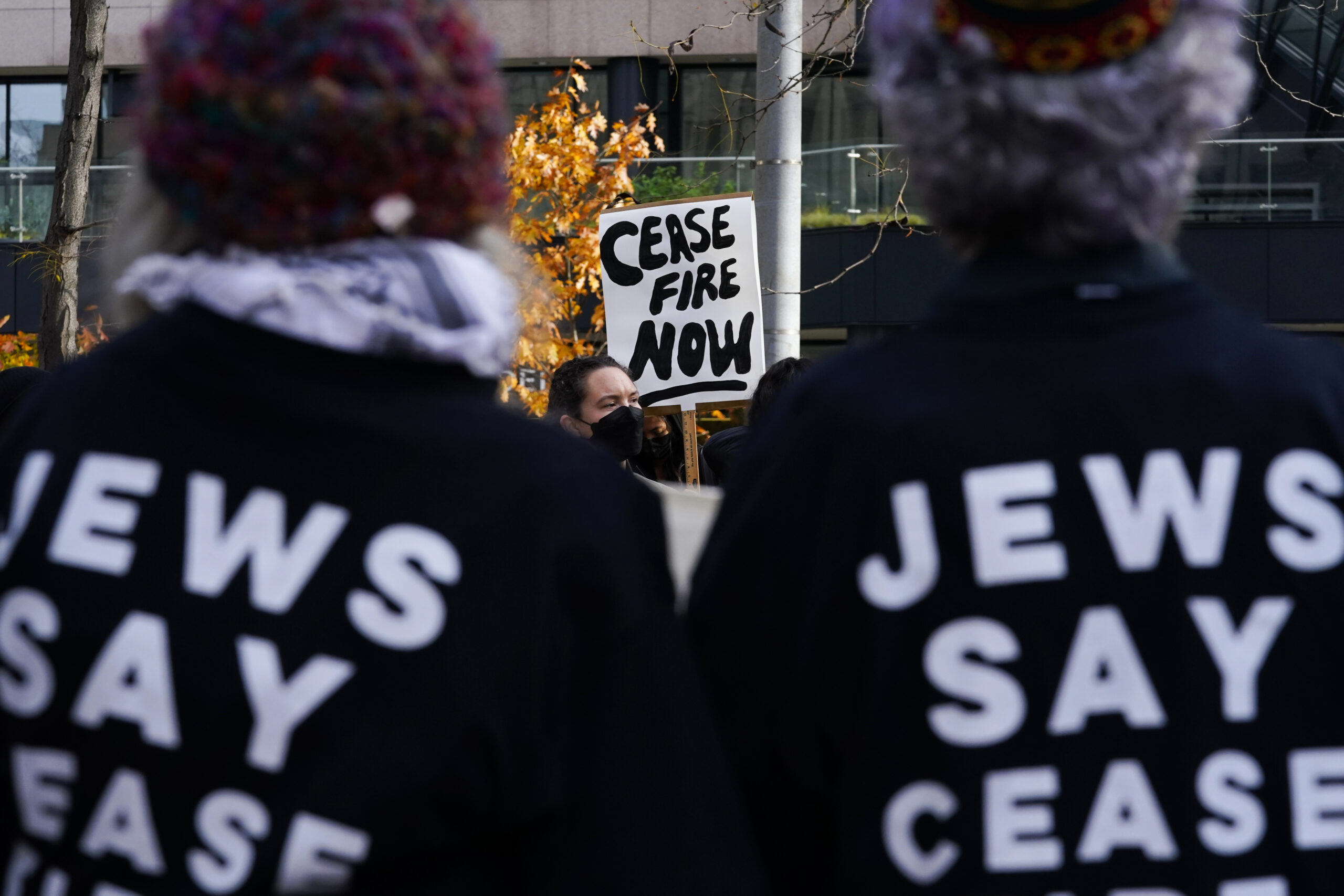 DC bridge shut down by Jewish protesters calling for ceasefire in Gaza