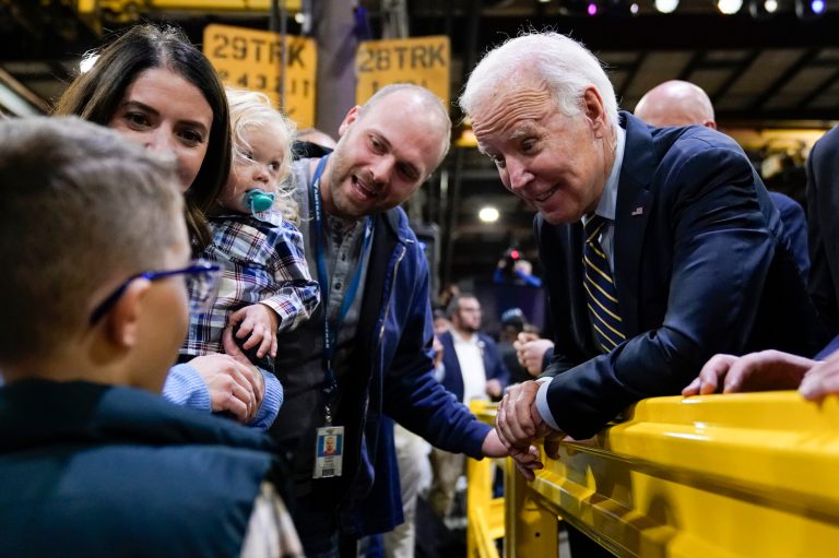 Biden repeats debunked Amtrak story at Delaware rail event