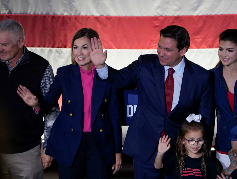 DeSantis wields coveted Kim Reynolds endorsement in second Iowa ad