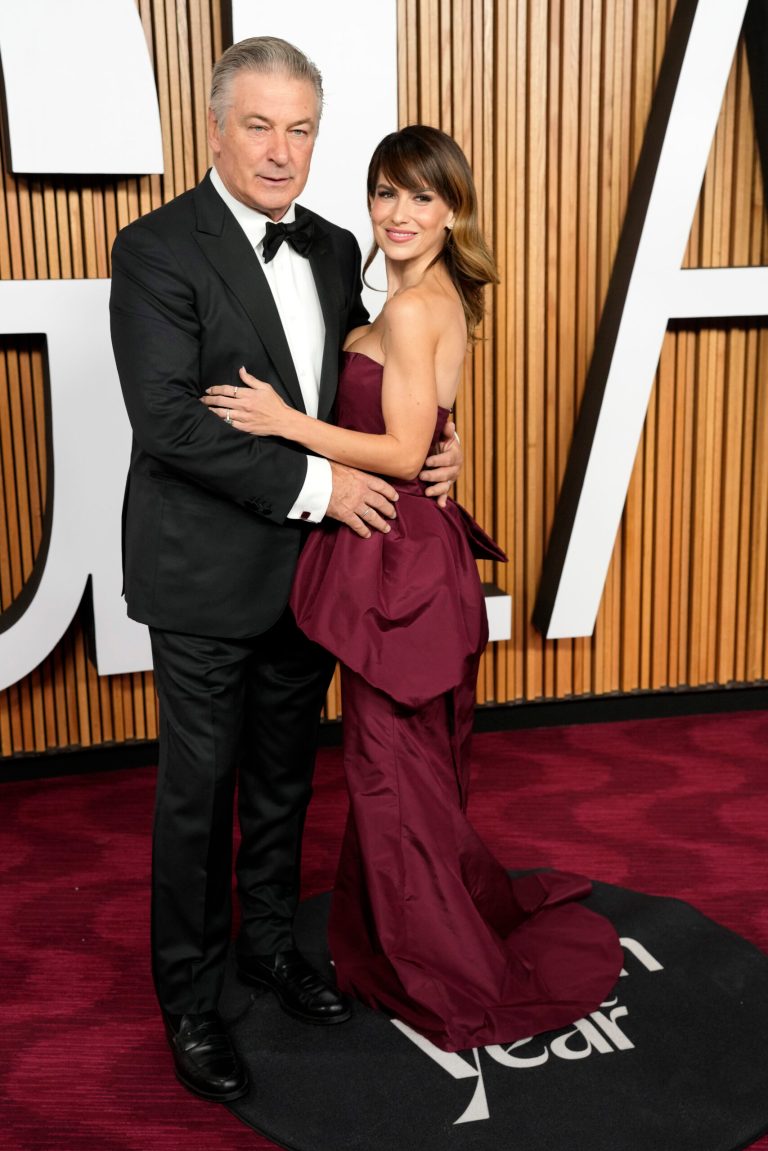 Alec Baldwin and Hilaria Baldwin attend the Glamour Women of the Year Awards celebration at Jazz at Lincoln Center on Tuesday, Nov. 7, 2023, in New York. 