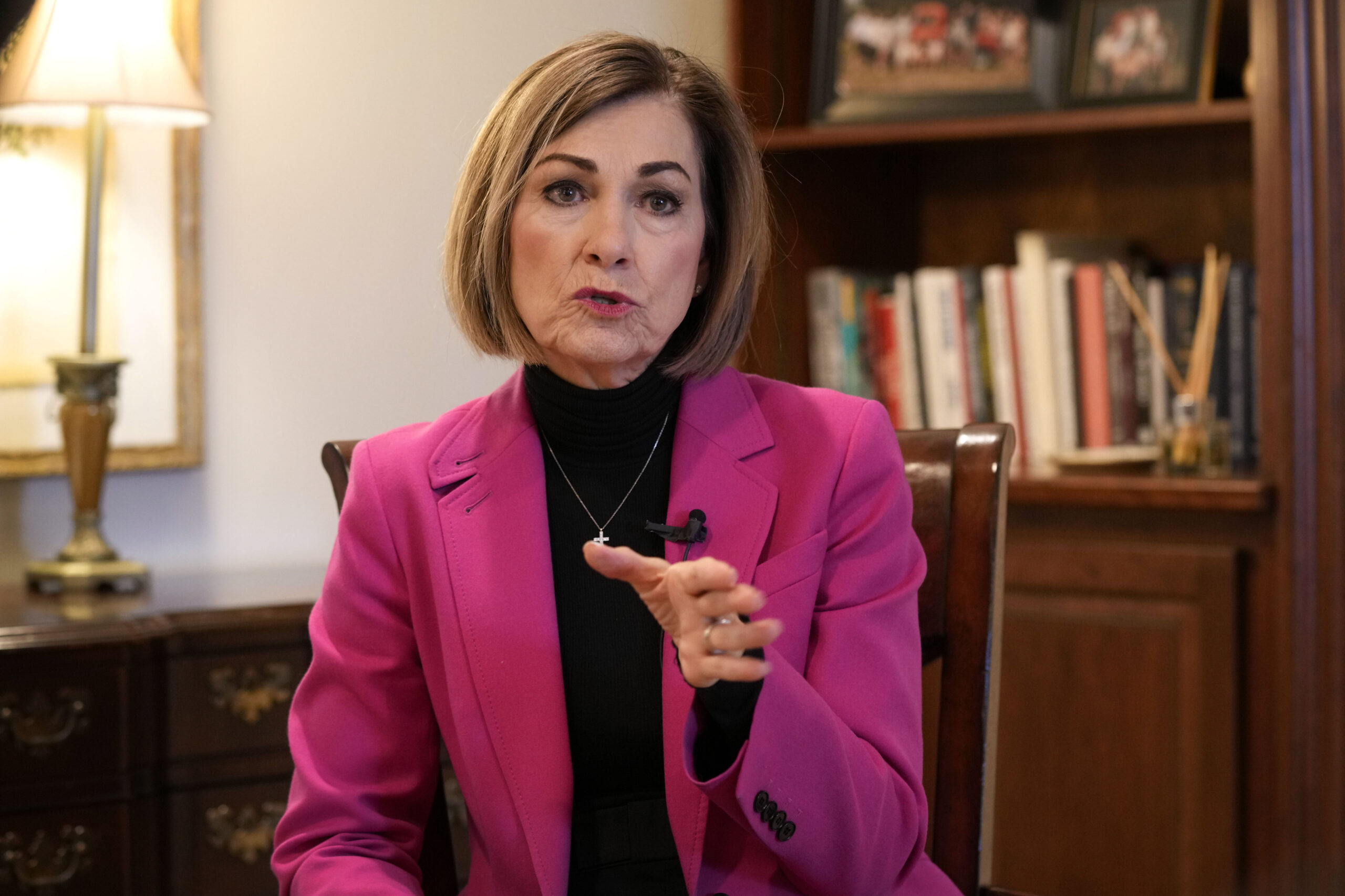Kim Reynolds responds to Trump calling her the most ‘unpopular governor’: ‘It’s not about me’